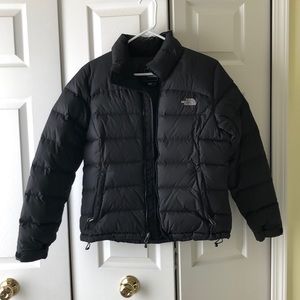 Black NorthFace Puffer Coat